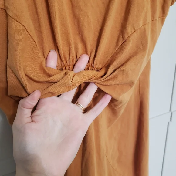 l*space Seaview Sleeveless Dress in Inka Gold size Medium - Picture 4 of 8